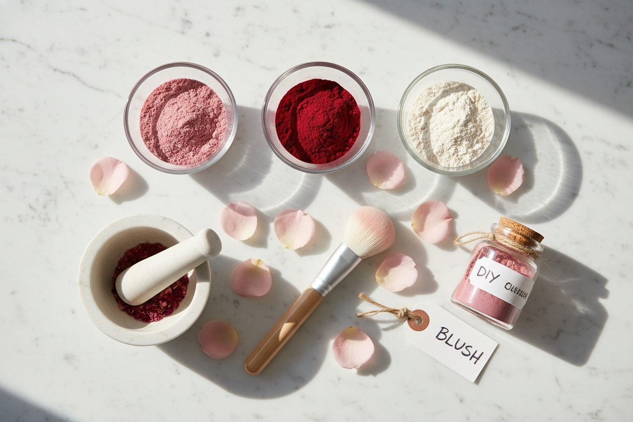 DIY Natural Blush Recipes (Including a Sensitive-Skin Option)
