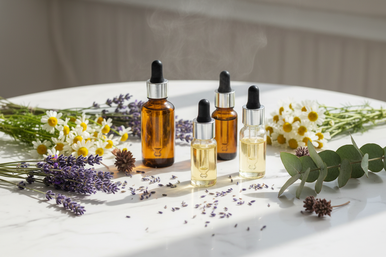 Essential Oils for Calm: Best Blends for Stress, Sleep & Tension