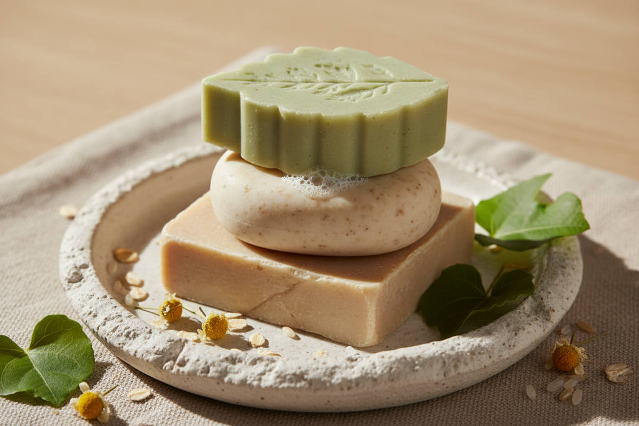 natural and sensitive skin soap