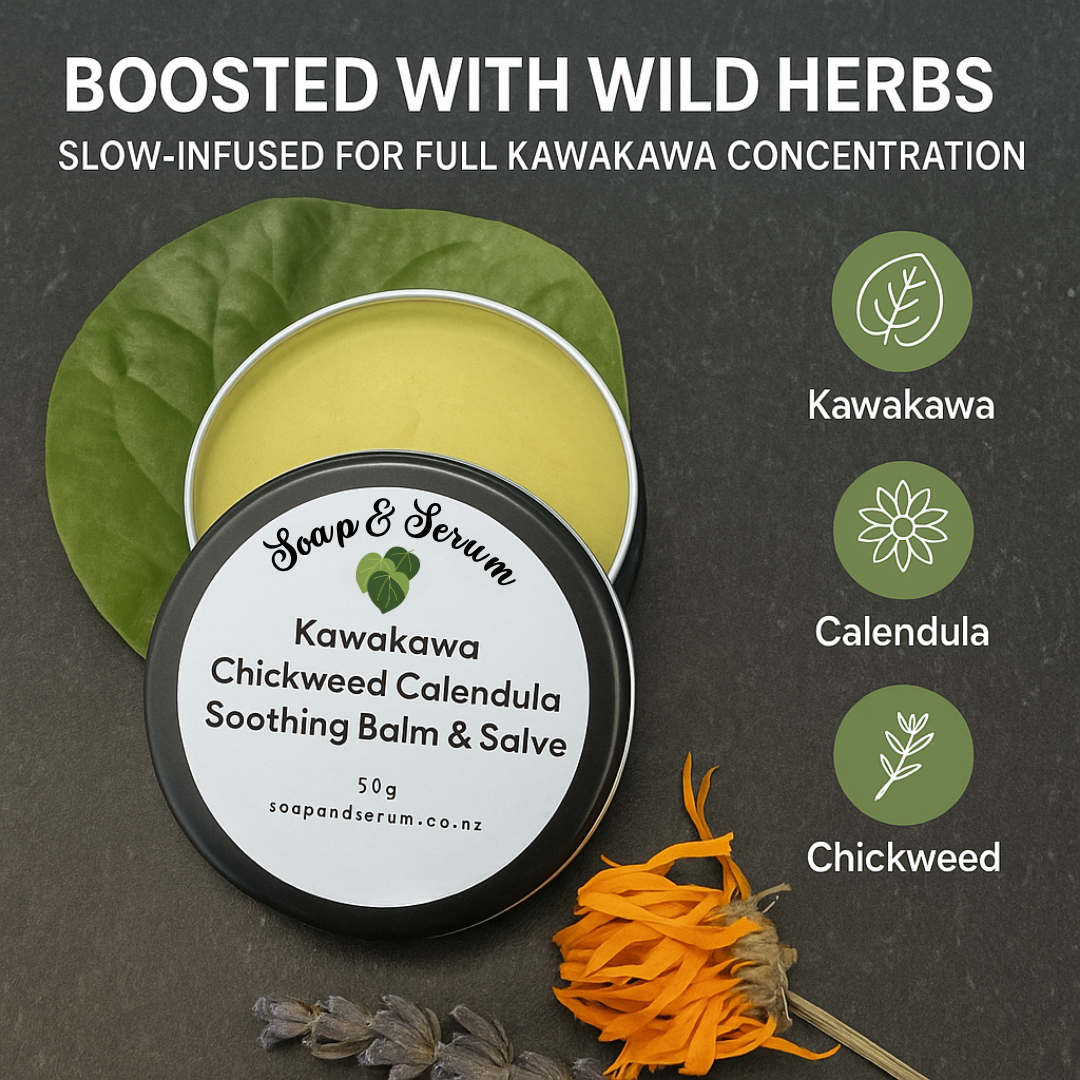 Full Strength Kawakawa Balm – Calendula & Chickweed for Fast Relief