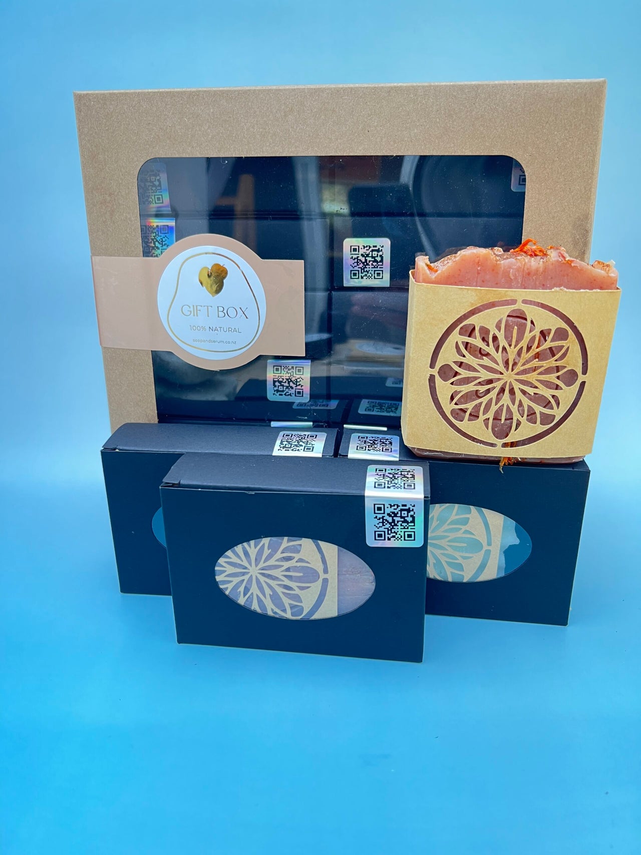 12 (Bulk) All Natural Shea Face & Body Moisturizing Soap Sensitive Skin & Baby Friendly