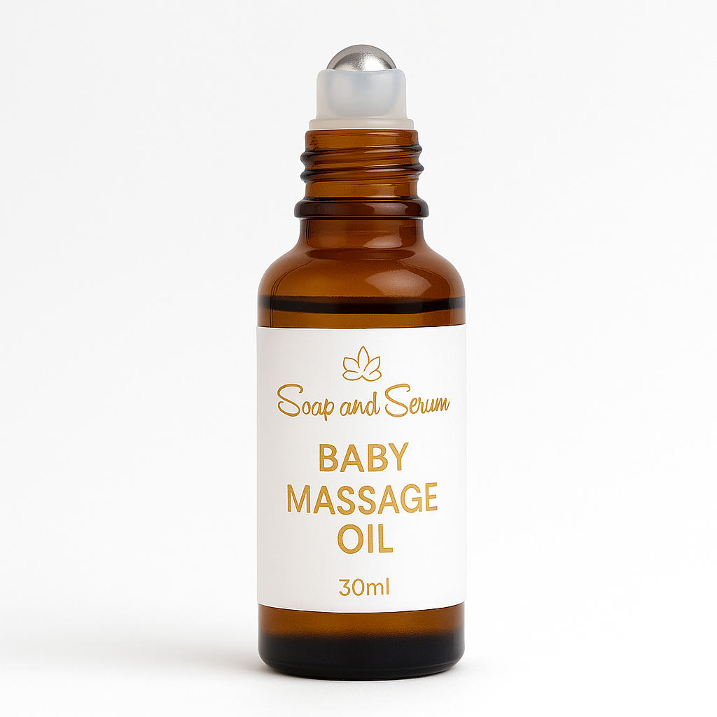 Baby Massage Oil — Fragrance-Free (Jojoba + Squalane)