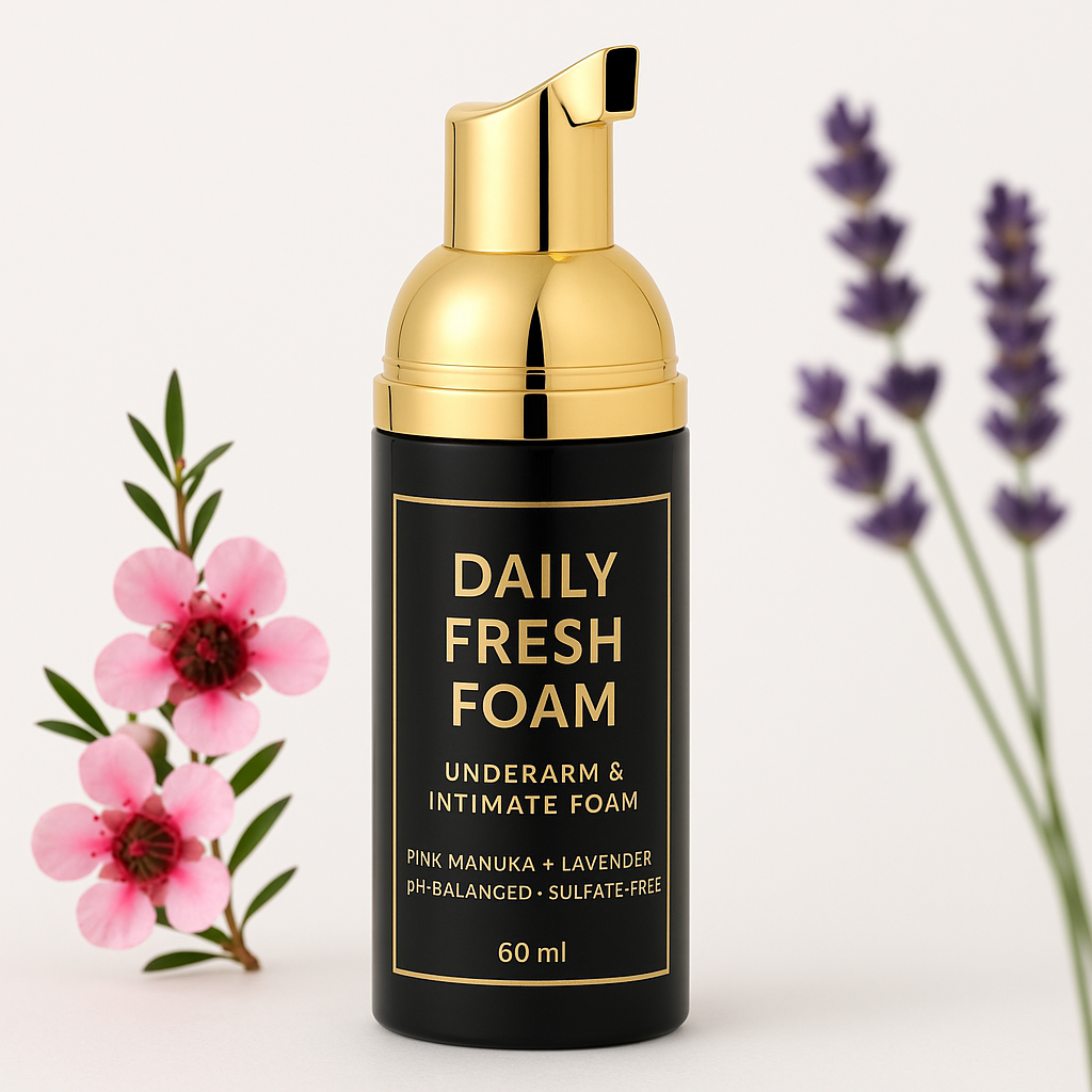 Daily Fresh Foam — Underarm & Intimate Cleanser (60ml, Travel Size)