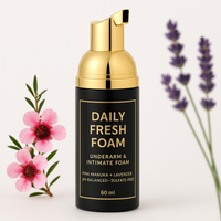 Daily Fresh Foam — Underarm & Intimate Cleanser (60ml, Travel Size)