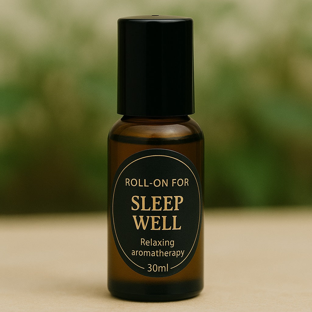 Sleep Aromatherapy Roller – Lavender + Cedarwood for Restful Nights