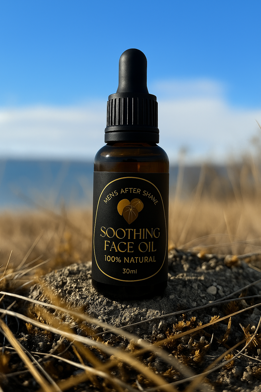 Mens Face and Beard Oil New Zealand Kawakawa Infused For Soothing Skin