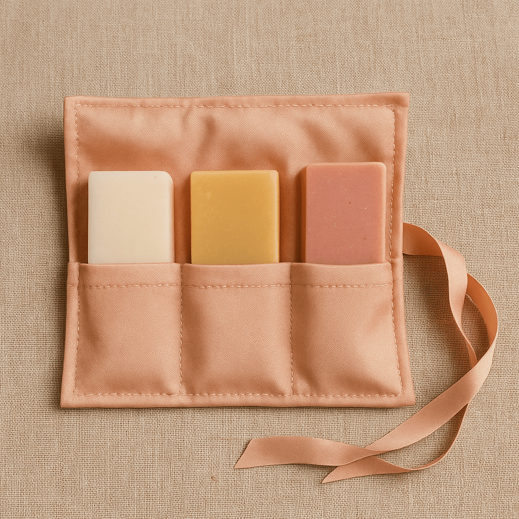 Travel Trio – Soap, Shampoo & Conditioner Bars (Solid, Spill-Free, 60g Each)