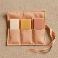 Travel Trio – Soap, Shampoo & Conditioner Bars (Solid, Spill-Free, 60g Each)